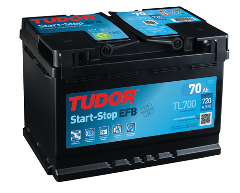 REC - Batería TUDOR 70AH - START-STOP EFB (solo bateria)