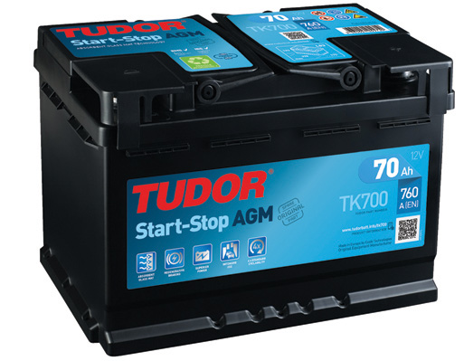 REC - Batería TUDOR 70AH - AGM (solo bateria)