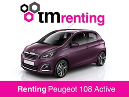 [Renting | PEUGEOT 108 Active VTi 52kW 72CV 5p. 5A10K] Renting | PEUGEOT 108 Active VTi 52kW 72CV 5p.